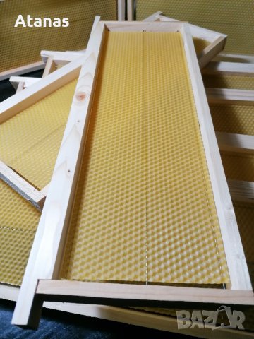 Рамки за пчелни кошери с монтирани восъчни основи , снимка 9 - За пчели - 43999272