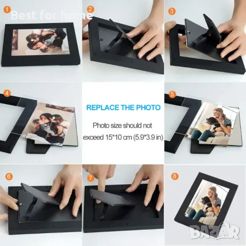 Фото рамка със скрита камера Nevarde, снимка 13 - Комплекти за видеонаблюдение - 48827776