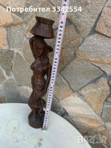 ФИГУРА ДЪРВОПЛАСТИКА РЕЗБА СТАТУЕТКА СКУЛПТУРА ДЪРВО, снимка 2 - Статуетки - 51331206