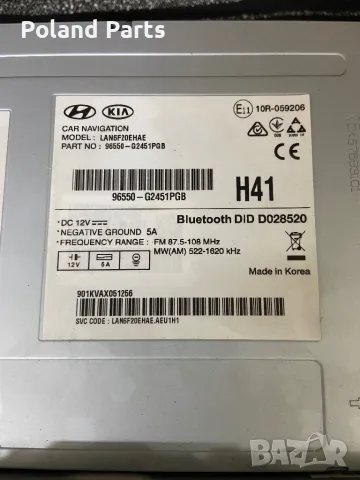 Навигация за Хюндай Йоник Hyundai Ioniq LAN6F20EHAE, снимка 5 - Части - 49275403