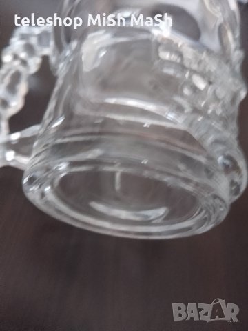 Чисто нова халба за бира череп, 500 мл от дебело 3.5 ММ прозрачно стъкло , снимка 5 - Чаши - 42138830