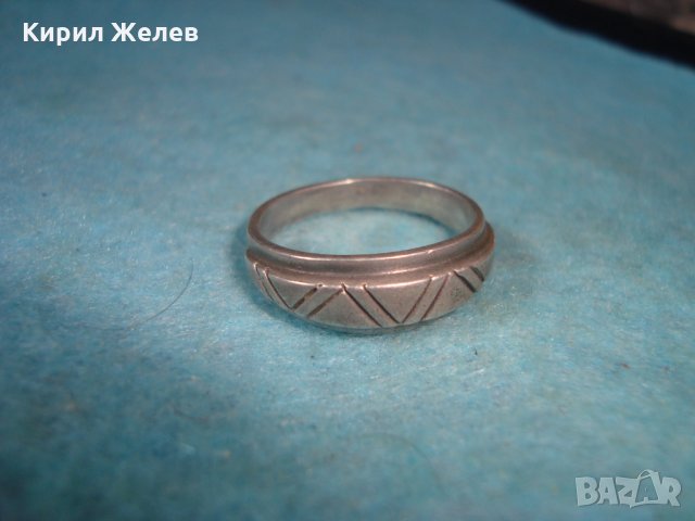 СТАР СРЕБЪРЕН РЪЧНО ИЗРАБОТЕН и ОРНАМЕНТИРАТ ПРЪСТЕН ВИСОКА ПРОБА СРЕБРО ВИНТИДЖ БИЖУ 26801, снимка 8 - Антикварни и старинни предмети - 34895286