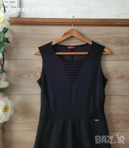 Къса черна рокля GUESS , снимка 8 - Рокли - 54096371