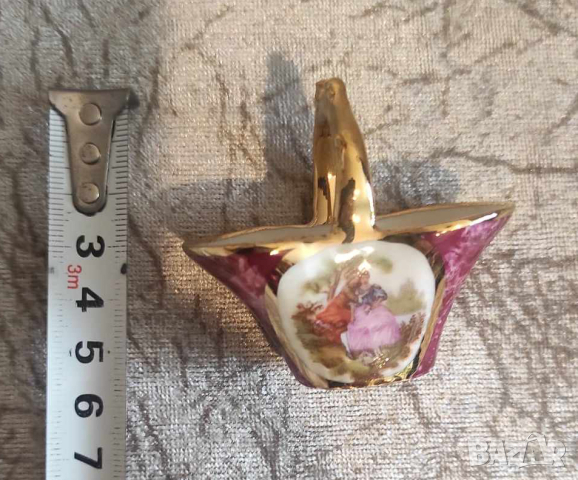 кошничка limoges, снимка 3 - Антикварни и старинни предмети - 44624383