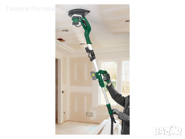 НОВ Акумулаторен шлайф за стени и тавани Жираф Parkside 20V+Чанта, снимка 5 - Други инструменти - 44744218