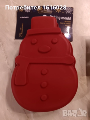 Силиконови форми - молдове дядо Коледа и Снежен човек., снимка 2 - Форми - 52351732