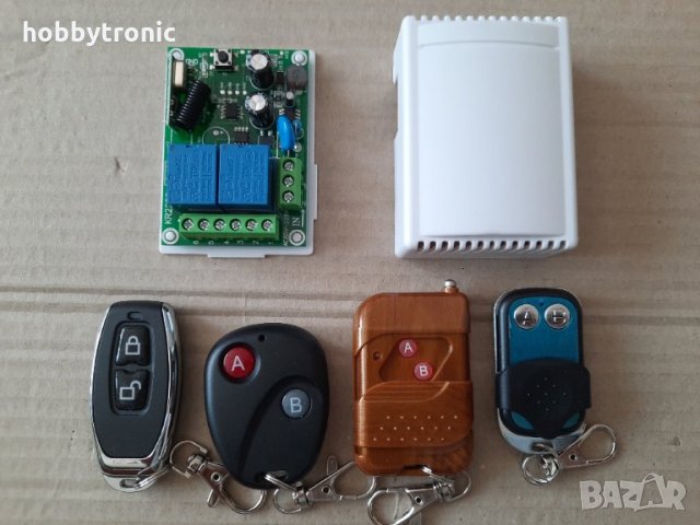 Модул за дистанционно управление с 2 релета, 12V/220V, снимка 2 - Друга електроника - 33748587