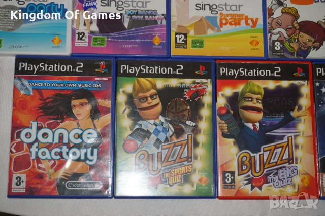 Игри за PS2 SingStar: 80's/90's/Rock Ballads/Rocks!/Singalong with Disney/EyeToy 1 2 3/Pop Idol/Buzz, снимка 6 - Игри за PlayStation - 54078078