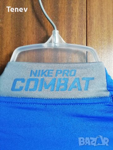 Nike Pro Combat Compression Dry-Fit оригинална мъжка тениска фланелка, снимка 3 - Тениски - 38088219
