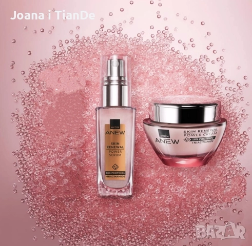 Възобновяващ крем и серум за лице Anew Power, Avon , снимка 2 - Козметика за лице - 52496385