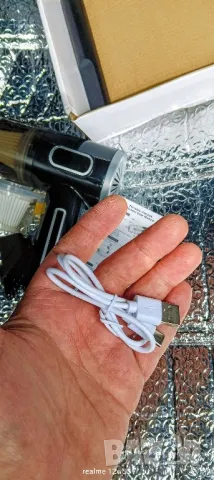 Мини безжична прахосмукачка Черна с 2000мА батерия , снимка 10 - Прахосмукачки - 50222485