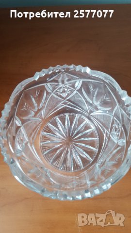 Кристална купа 12/15 см, снимка 5 - Аксесоари за кухня - 35101982