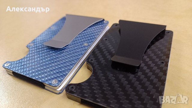 Калъф за Документи Портмоне карбон карбонови държач на карти портфейл , снимка 7 - Портфейли, портмонета - 38953391