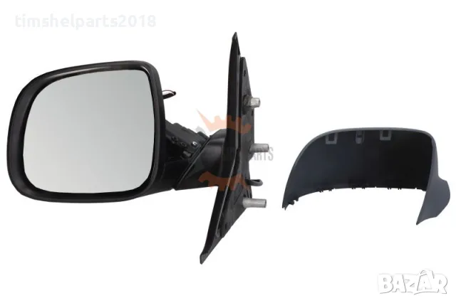 Огледало странично Грундирано "Елекрическо" 5 PIN за Volkswagen Transporter T5/T6 2009-2015 -ЛЯВО