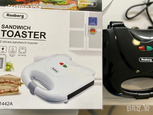 сандвич-тостер,Rosberg’ R51442A, снимка 5 - Тостери - 49251434