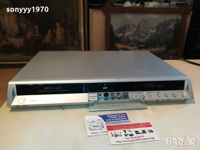 panasonic dmr-eh56eg-s HDD/DVD внос germany 0408212144, снимка 12 - Плейъри, домашно кино, прожектори - 33725807
