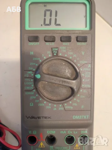 Продава се цифров мултиметър WAVETEK DM27XT, снимка 10 - Измервателни инструменти - 56318909