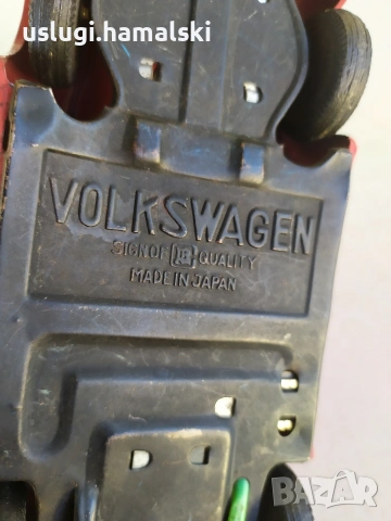 Стара ламаринена играчка/кола, снимка 7 - Антикварни и старинни предмети - 53046519