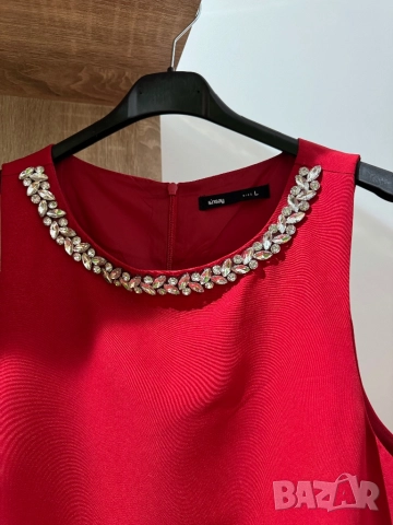 Дамска рокля с камъни , снимка 2 - Рокли - 52935134