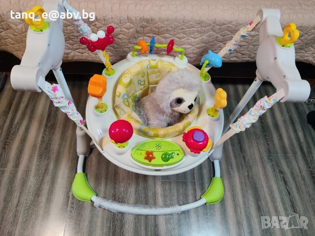 бебешко бънджи, проходилка и одеяло за количка