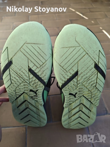 Обувки Puma-BMW, черно-зелено-сиво, снимка 4 - Маратонки - 52388267