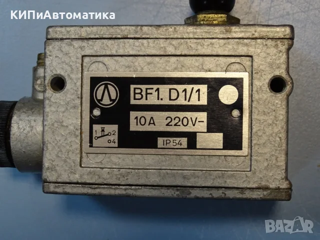 краен изключвател ROBOTRON DDR BF1.D1/1 limit switch 220V 10A, снимка 2 - Резервни части за машини - 55948840