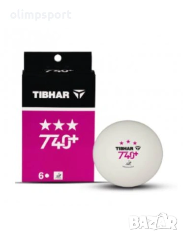 топчета за тенис на маса tibhar t40+ *** бели за състезания ittf 