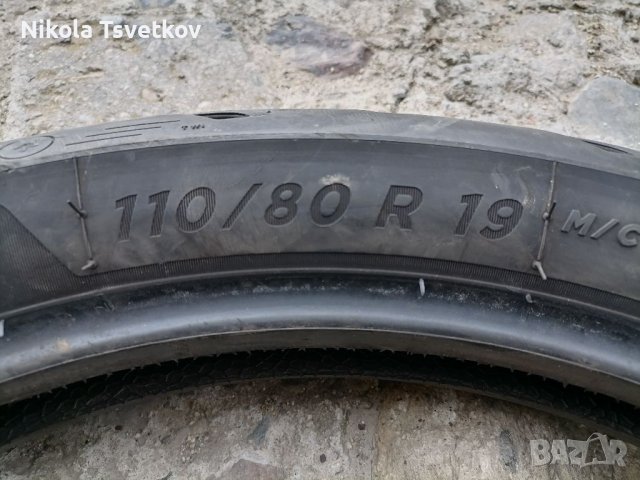 110/80 R 19 Michelin, снимка 1 - Гуми и джанти - 36620558