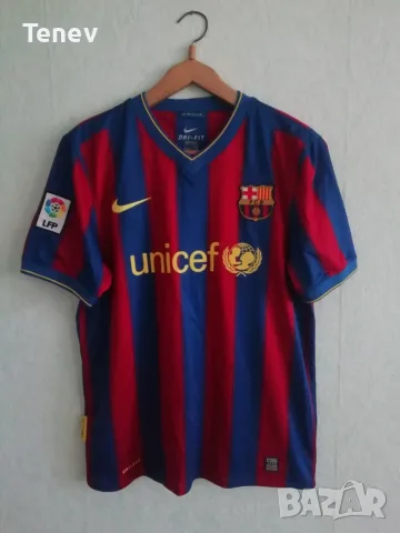 Barcelona Iniesta Nike 2009-2010 оригинална фланелка тениска Барселона Иниеста , снимка 2 - Тениски - 41659491