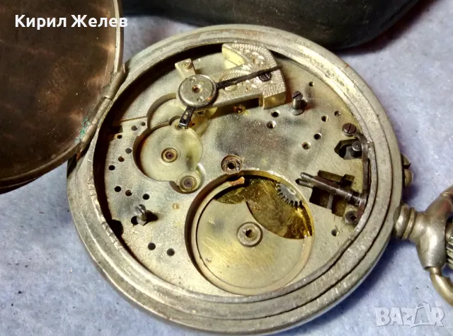 СТАРИНЕН ДЖОБЕН ЧАСОВНИК с ПОСРЕБРЕН КРАСИВО ФЛОРАЛНО ОРНАМЕНТИРАН ЗАДЕН КАПАК За КОЛЕКЦИЯ 49662, снимка 16 - Антикварни и старинни предмети - 48609760