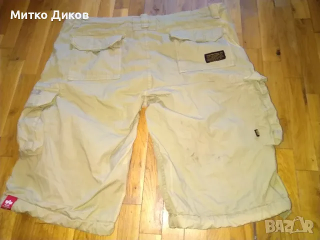 Alpha Industries Combat Shorts - Green оригинал къси панталони стават за ловни №38 или 52-54, снимка 11 - Екипировка - 47751602