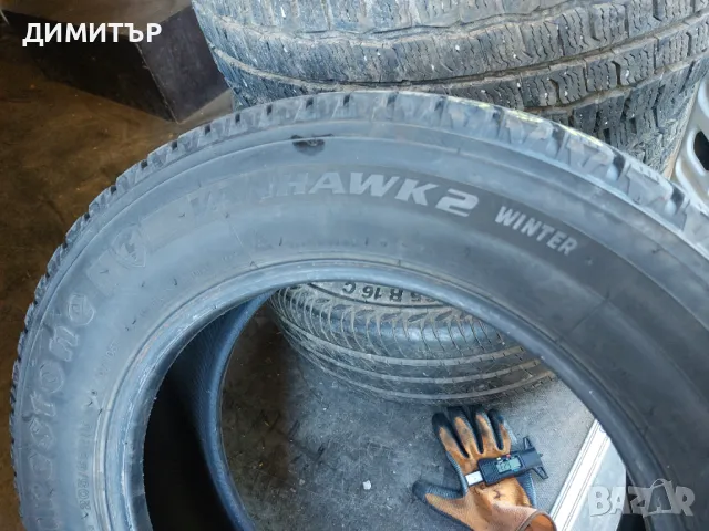 4бр.зимни гуми FIRESTONE 205/65/16C 107T DOT 4219, снимка 6 - Гуми и джанти - 48597547