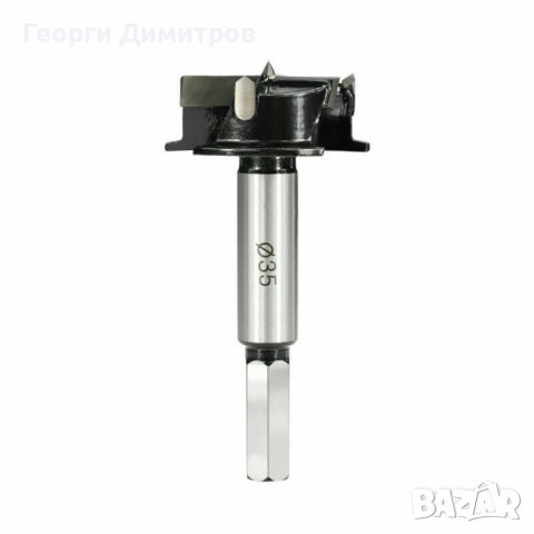 фрезер за панти 35мм  нов - с ограничител на потъването, три зъба, тестван, уникален, снимка 2 - Други инструменти - 37623033