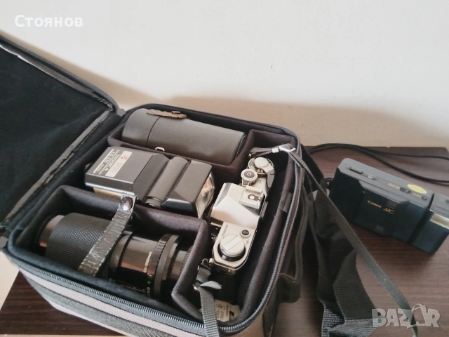 Canon AE-1, Canon MC Japan, снимка 2 - Фотоапарати - 48639255