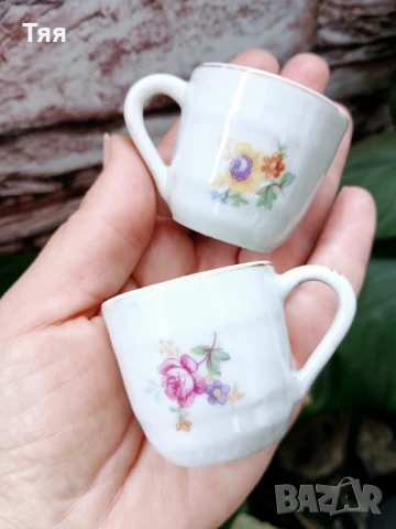 Бърдуче с чашки БГ порцелан, снимка 3 - Сервизи - 50745784