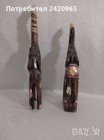 Два африкански слона декорация, снимка 2 - Декорация за дома - 38275004