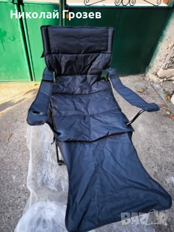 къмпинг шезлонг къмпинг стол 2в1 до 160 кг | Сгъваемо походно легло | Сгъваемо къмпинг легло , снимка 1