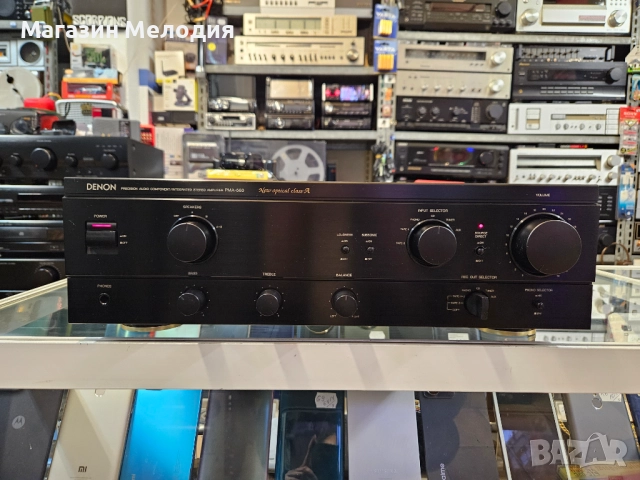 Усилвател DENON PMA-560 Две по 110 вата на 4 ома. В отлично техническо и визуално състояние.