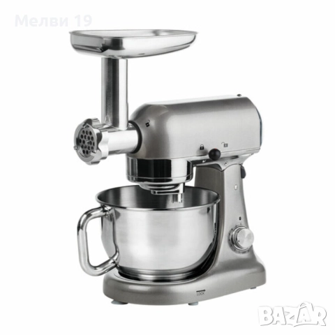  Кухненски робот Аmbiano, 1000W, 4.6л метална купа, Месомелачка,, снимка 3 - Кухненски роботи - 51805017