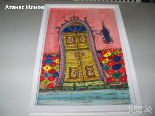 Картина "Врата към приказния свят" подписана, снимка 7 - Картини - 36551778