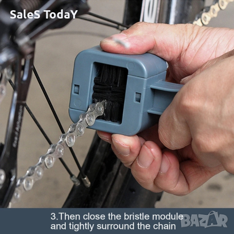 Четка за верига, за почистване, 26 х 6 х 3.2cm, снимка 6 - Аксесоари за велосипеди - 36776860