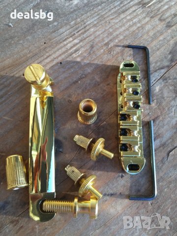 Бридж за LP tune-o-matic пълен комплект, снимка 4 - Китари - 38694154