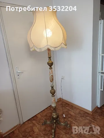 Лампион от бронз и оникс, снимка 8 - Антикварни и старинни предмети - 56254024