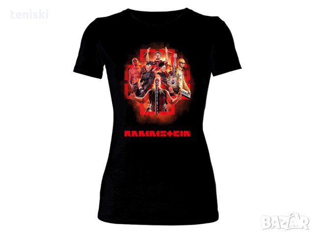  Дамски рок тениски Rammstein 6 модела, снимка 5 - Тениски - 34406109
