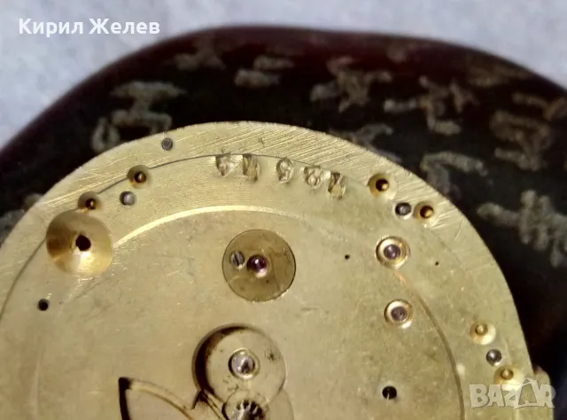 МЕХАНИЗЪМ от РЯДЪК КОЛЕКЦИОНЕРСКИ СТАР ШВЕЙЦАРСКИ ДЖОБЕН ЧАСОВНИК 12311, снимка 8 - Антикварни и старинни предмети - 48563362