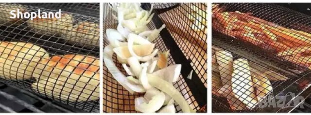 Цилиндрична кошница за барбекю, снимка 6 - Барбекюта - 44194490