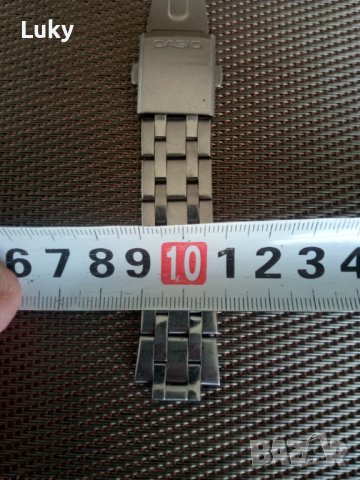 Продавам метална верижка за часовник (за части,елементи).Не е нова.Размерите са на снимките., снимка 5 - Мъжки - 42697239