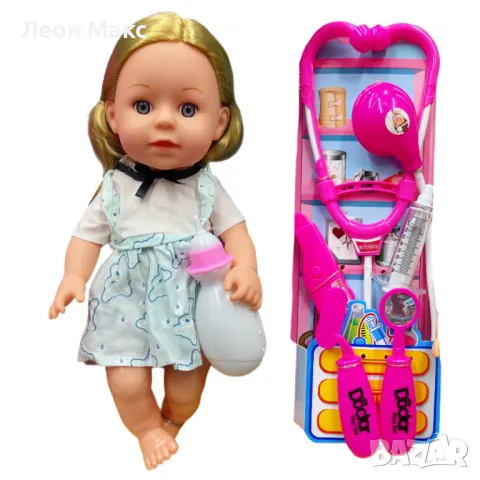 Кукла доктор 34см музикална с аксесоари , снимка 5 - Кукли - 48390942