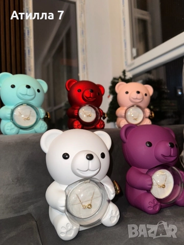 Луксозно Подаръчно Мече с Роза и Колие- Перфектният Романтичен Подарък, снимка 14 - Подаръци за жени - 52711935