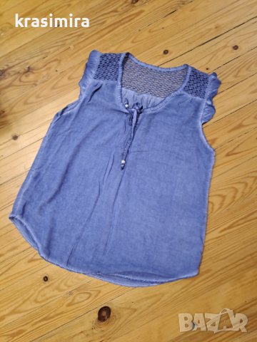 Блузка с бели панталонки, снимка 2 - Къси панталони и бермуди - 40850084